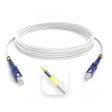 Патчкорд SC/UPC-SC/UPC 15m G657A1, LSZH, 3mm Armored White