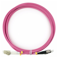 Патчкорд FC/UPC-LC/UPC ОМ4 50/125 duplex 0.5m