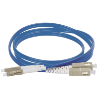 Патчкорд LC/UPC-SC/APC ОМ4 50/125 0.5m Duplex